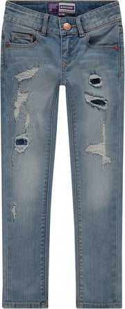 Raizzed Jeans meisje grijs maat 176