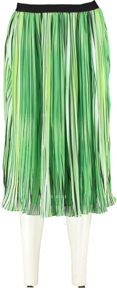 Aaiko gevoerde groene rok - Maat S