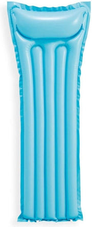 Stevig Vinyl blauw Luchtmatras - 183 x 69 cm - Opblaasbaar - Drijvend Zwembad Speelgoed - Drijvende - Ligbed