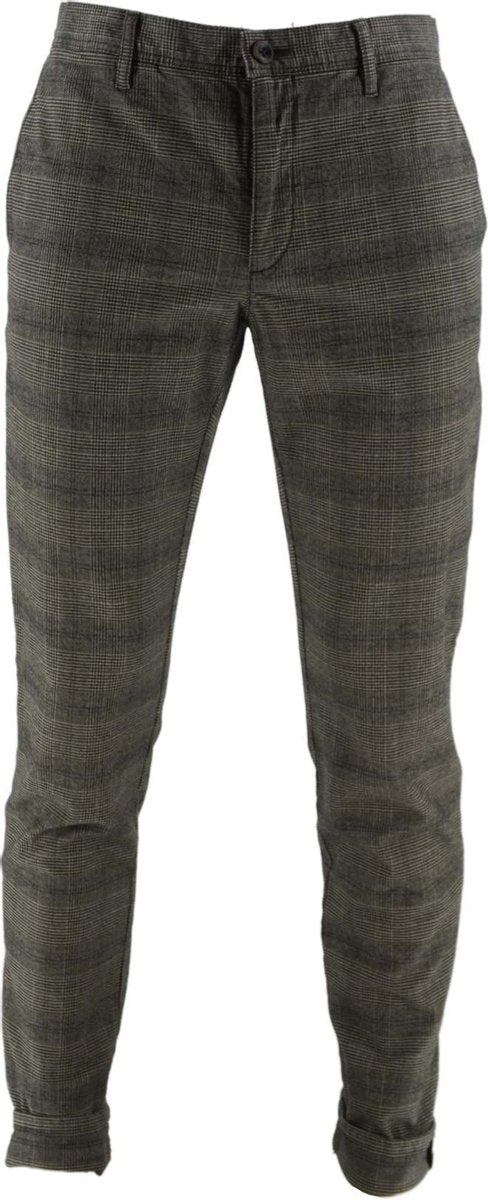 Alberto Pantalon Katoen Ruit  heren maat 35/34