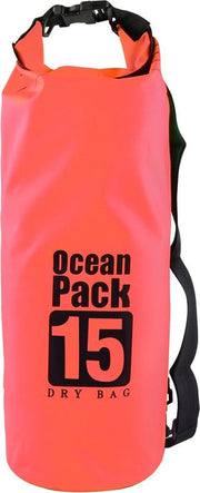 Rode Droogzak - Dry Bag - waterdichte tas 15L