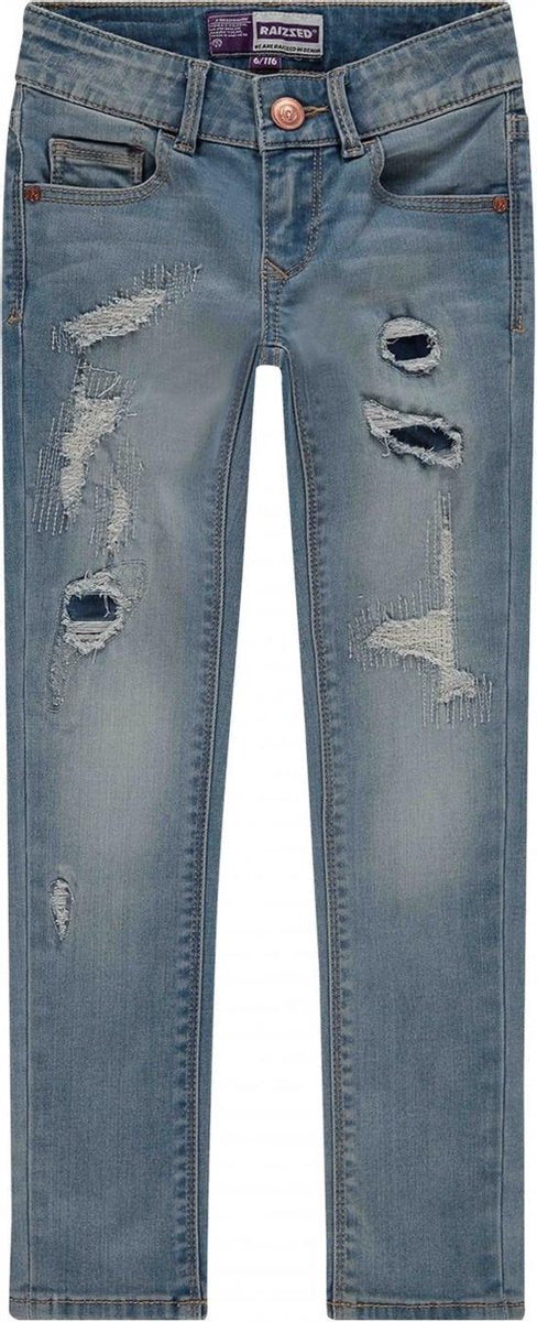 Raizzed Jeans meisje grijs maat 170