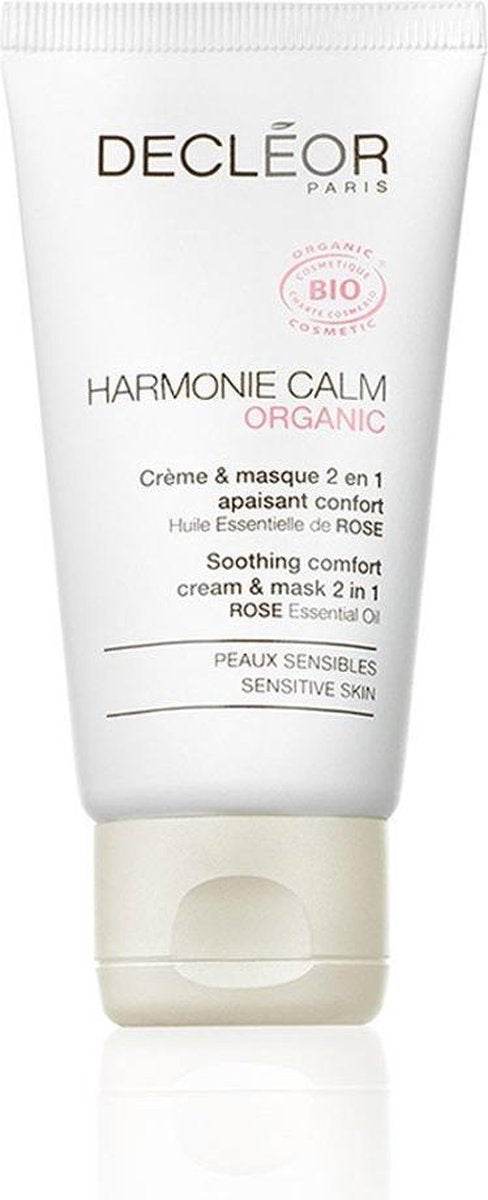 Decléor Harmonie Calm Organic Soothing Comfort Cream & Mask 2 In 1 - 50 ml - masker & crème