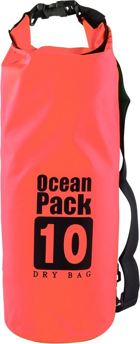 Rode Droogzak - Dry Bag - waterdichte tas 10L