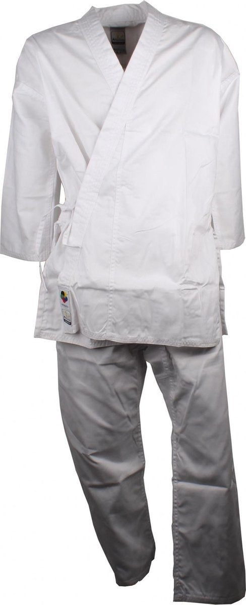 Arawaza Karatepak Lightweight Eko Wkf Wit Unisex Maat 210