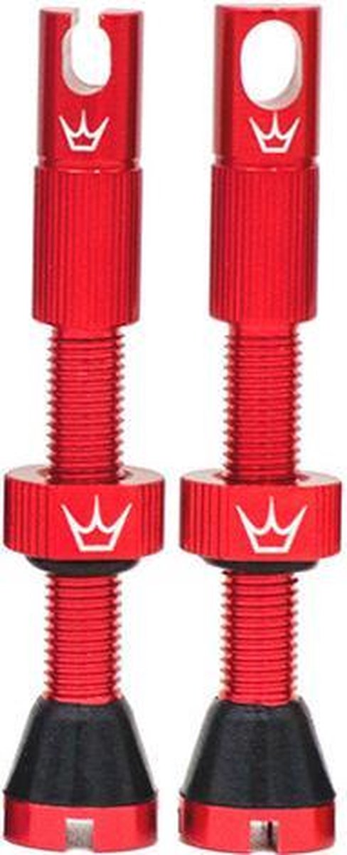 Peaty's Tubeless Ventiel 42-60mm - Chris King (MK2) - Rood - 60mm