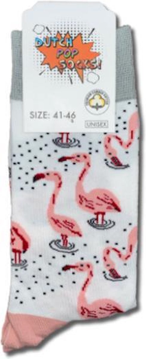 Fun sokken 'Flamingo's' (91117)