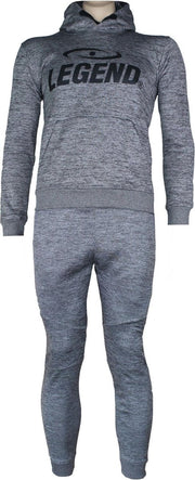 Joggingpak dames/heren met hoodie grijs  104