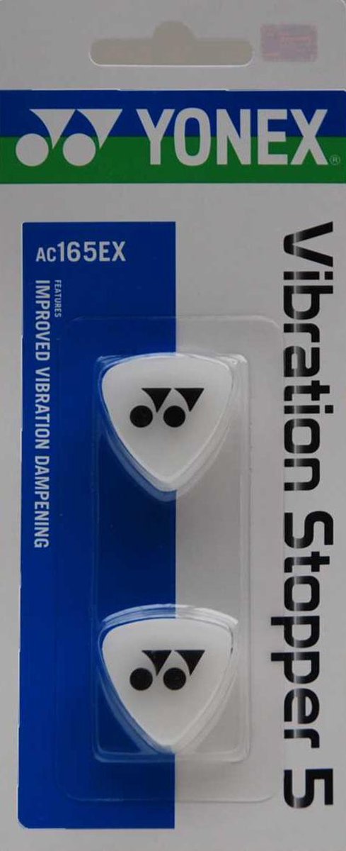 YONEX Vibration Stopper 5 | demper | 2 stuks wit