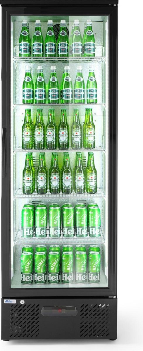 Arktic Barkoelkast met Enkele Glazen Deur - 293 Liter