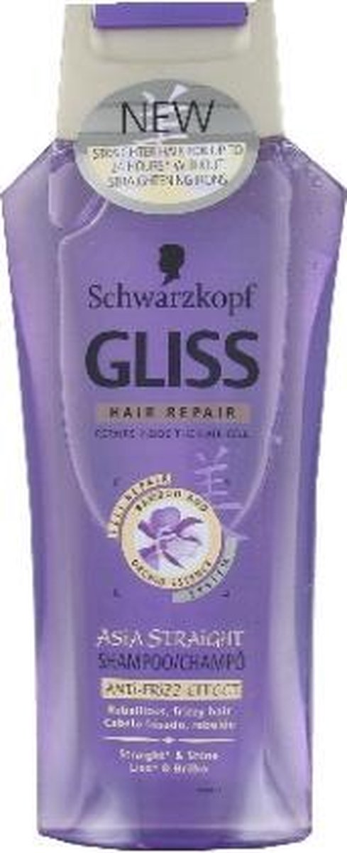 Gliss Kur Shampoo – Asia Straight 6 stuks Voordeelverpakking