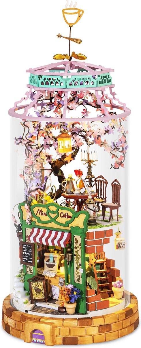 Robotime DIY Magical Cafe Mysterious World DS004 11
