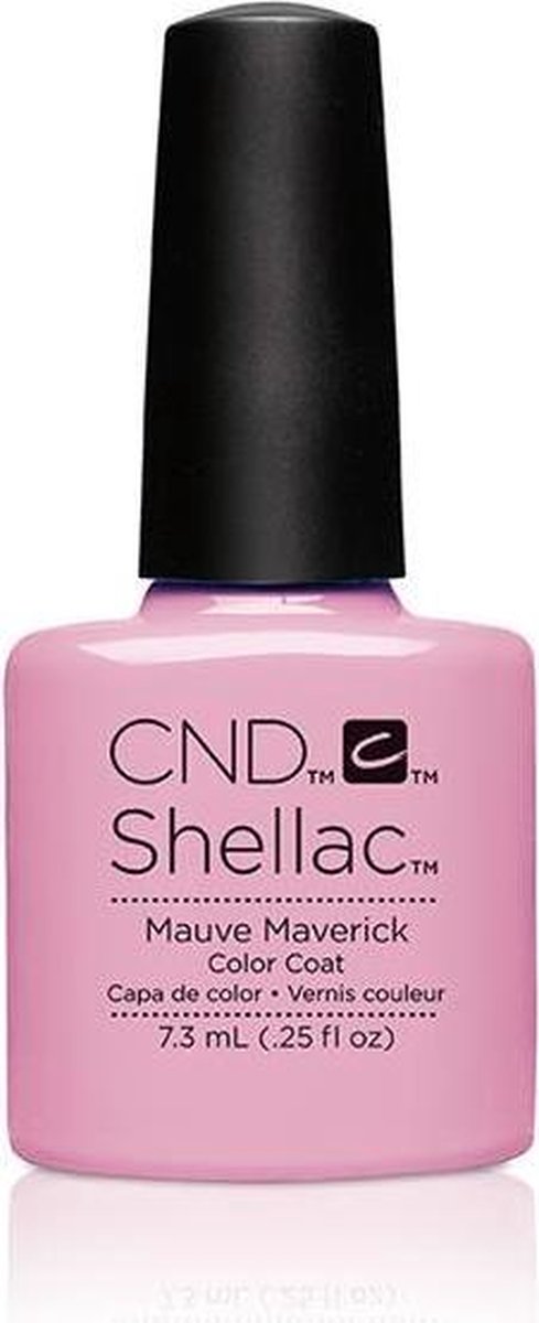 CND Shellac color coat - Mauve Maverick 7