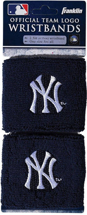 Franklin MLB 2.5 Inch Wristbands New York Yankees Zweetband