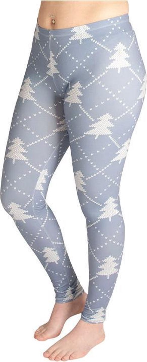 ZUMPREMA Foute Kerst legging - Grijs