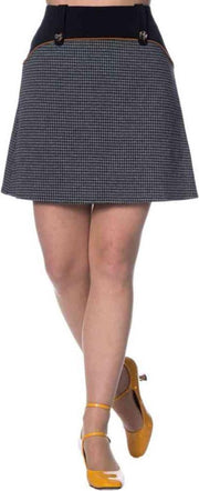 Dancing Days Rok -XS- BERNIE COLOUR BLOCK Grijs/Zwart