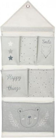 hangende opberger Little Things 6 vakken grijs organizer