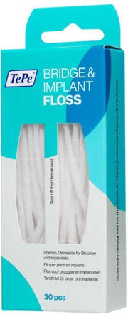 10x TePe Bridge & Implant Floss 30 stuks