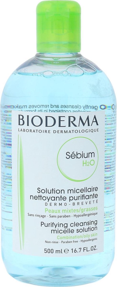Bioderma Sebium H2o Solution Micellaire Nettoyante Purifiante 500 Ml