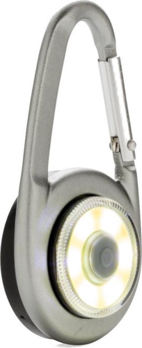 Xd Collection Karabijnhaak Cob-led 8 X 4 Cm Aluminium Grijs