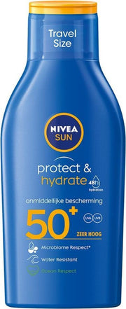 NIVEA SUN Protect & Hydrate Zonnemelk Travelsize SPF50+  - 100ML