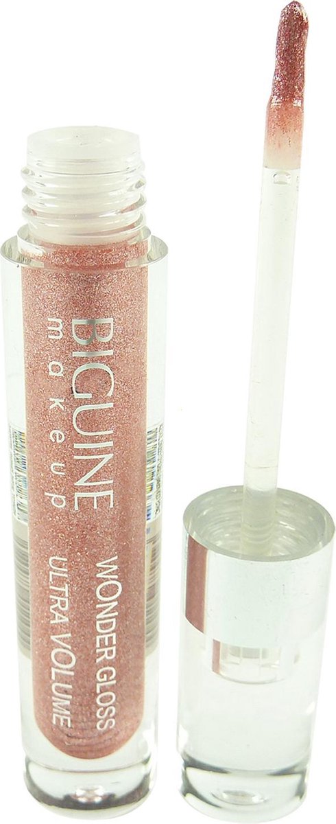 BIGUINE MAKE UP PARIS WONDER GLOSS ULTRA VOLUME - Lip gloss lippen make-up kleur - 3ml - 10308 Romantique