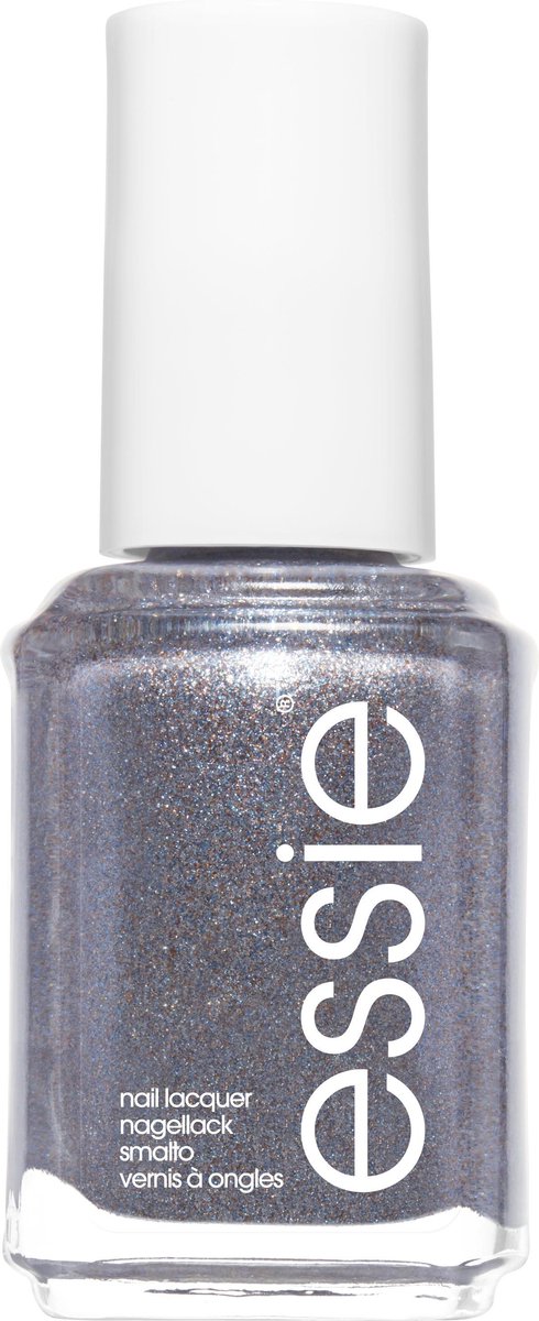 Essie classic - 574 stay up slate - grijs - glitter nagellak - 13