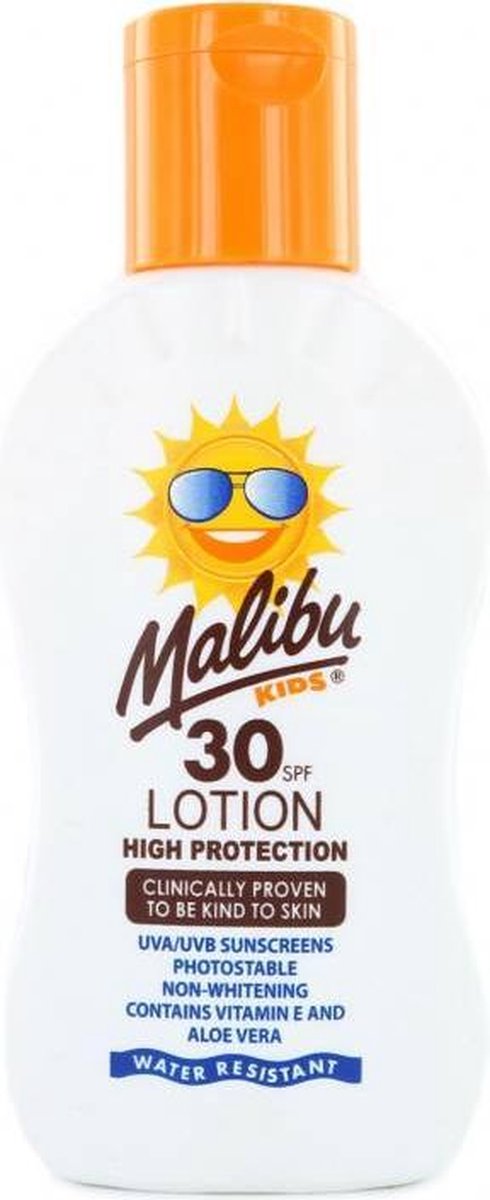 Malibu Kids Zonnebrandcrème - 100 ml (SPF 30)