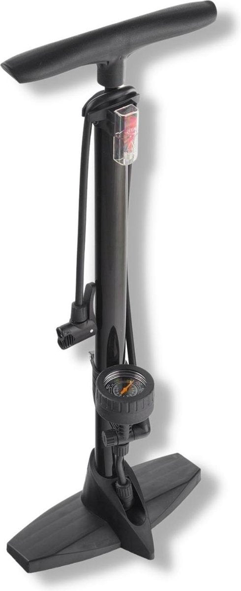 Viento Fietspomp met drukmeter – Schrader en Presta – Ballenpomp - Autobandenpomp - Scooterbandenpomp –Kwaliteit – Multifunctioneel – Wielrenpomp – Maximaal 11 bar