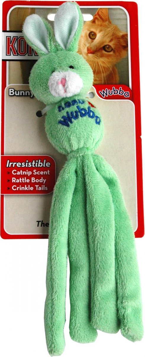 Kong Wubba Konijn - Speelmuis - 234 x 138 x 26 mm