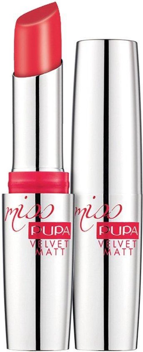 Pupa Miss Pupa Velvet Matt Lipstick 303 Flashy Coral