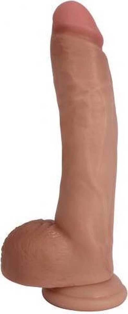Realistische Dildo Met Balzak - 25 cm | Dildo | Vibrator | Penis | Penispomp | Extender | Buttplug | Sexy | Tril ei | Erotische | Man | Vrouw | Penis | Heren | Dames