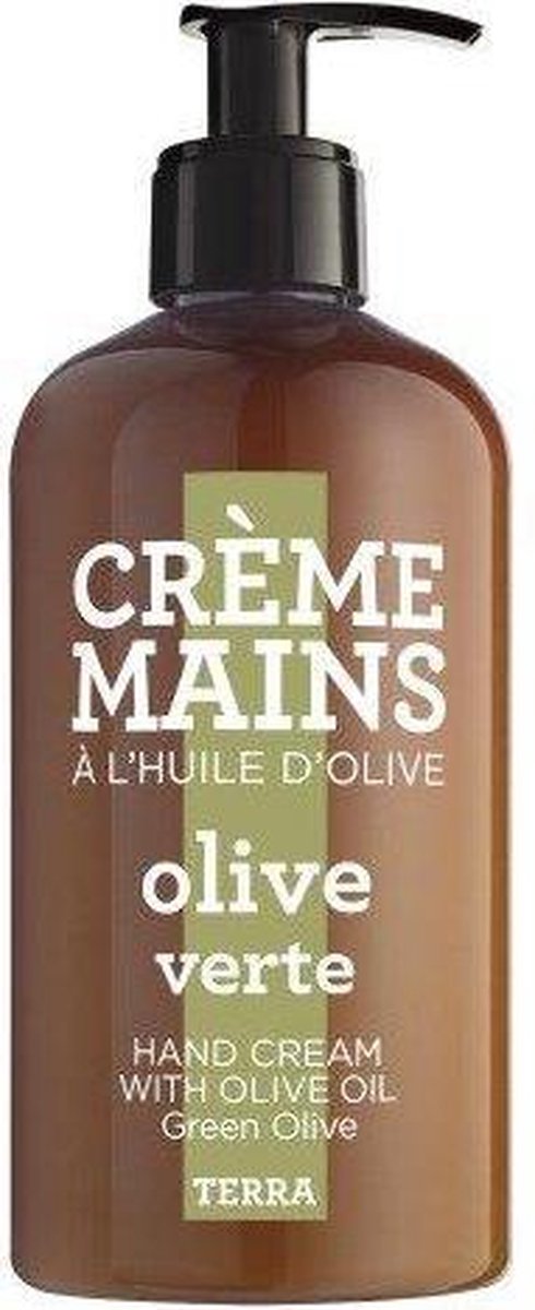 Terra Marseille Handcrème op basis van olijfolie "Olive Verte" - groene olijf