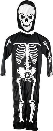 Imaginarium GLOW Skelet Kostuum - Verkleedkleding Skelet voor Kinderen - Lichtgevende Halloween Kleding - Maat 98-110