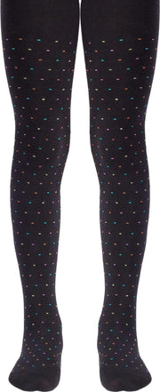Trendy kindermaillot regenboog puntjes