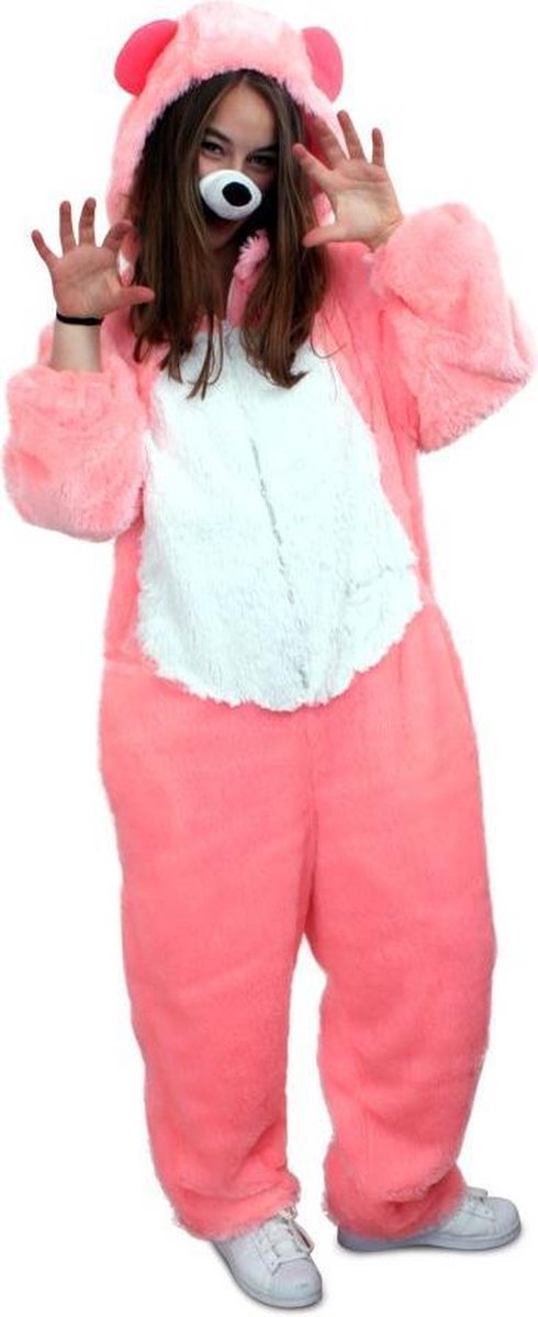 Funny beer pluche fl. pink