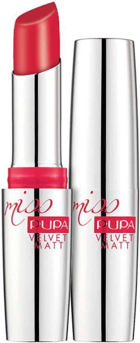 Pupa Miss Pupa Velvet Matt Lipstick 301 Coral Party