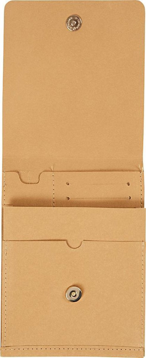 Faux Leather Shoulder Bag. light brown. H: 18 cm. L: 13 cm. 350 g. 1 pc