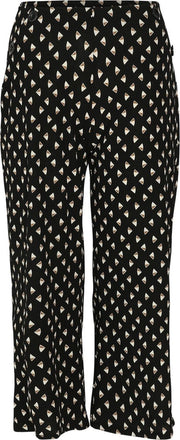 Zwierige kuitbroek met geometrische print