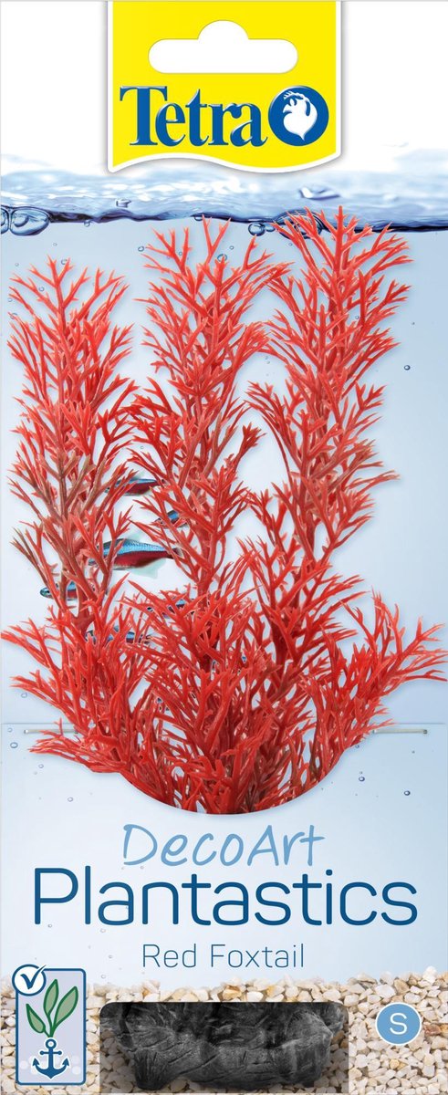 Tetra Deco Art plantastics Red Foxtail 'S'