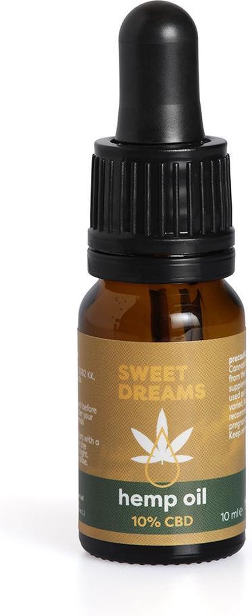 CBD Olie 10 Procent | Testresultaten in Foto's | 100% Natuurlijk & Biologisch | Ca. 200 Druppels | Vegan CBD | Voedingssupplement | CBD supplement| Gezondheid