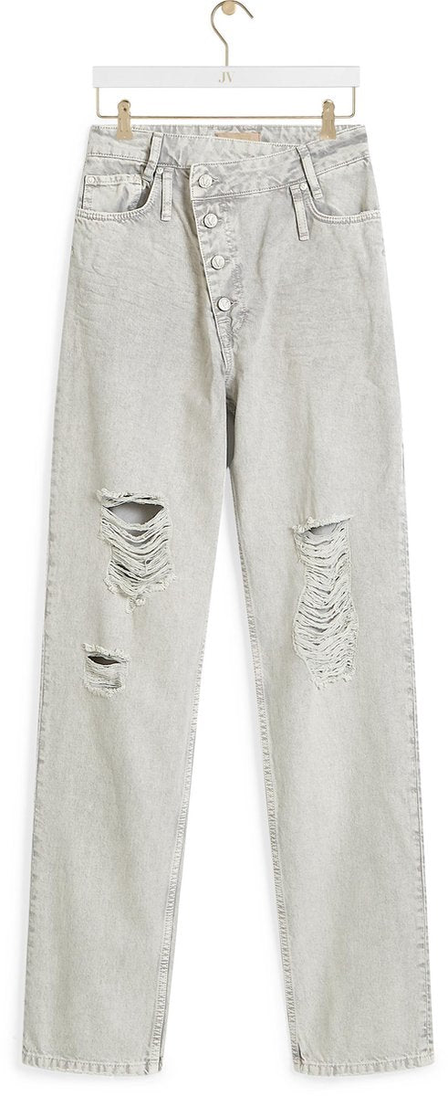 JOSH V   MAGGY Broek Grijs - Maat XS