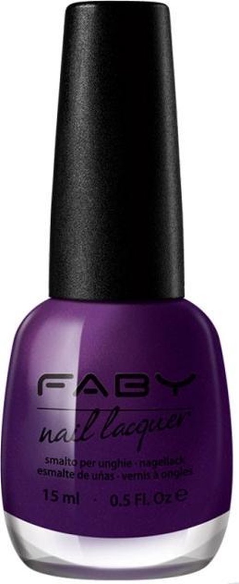 Faby Nagellak Blueberries And Soda Dames 15 Ml Vegan Paars