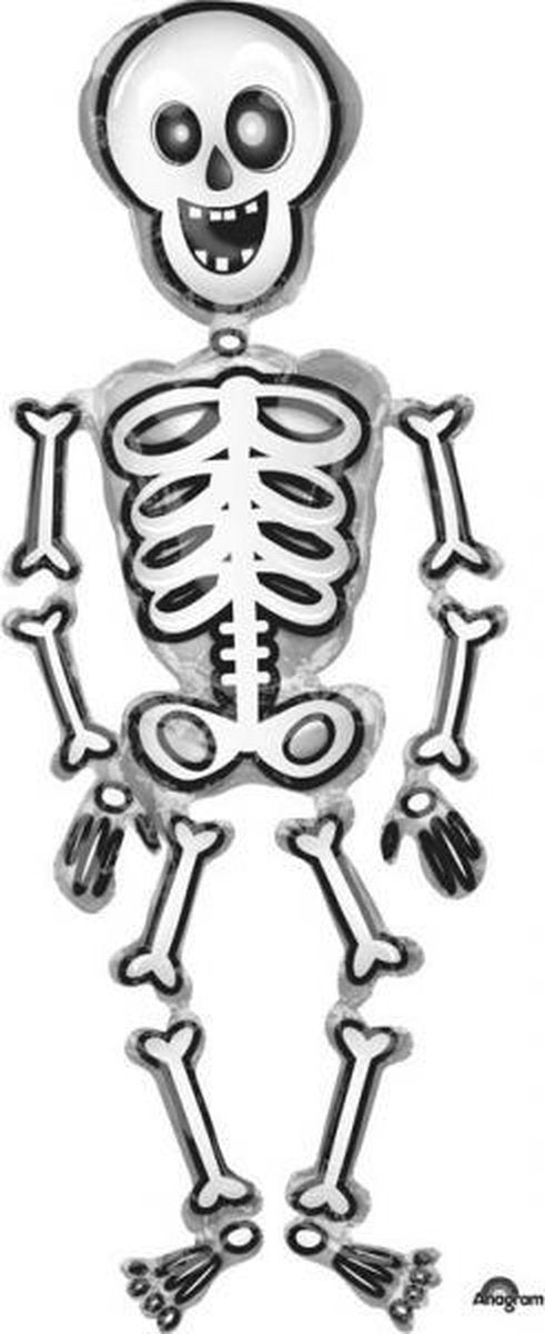 AirWalker Mr. Skelly Foil Balloon P93 packed 78 x 193cm