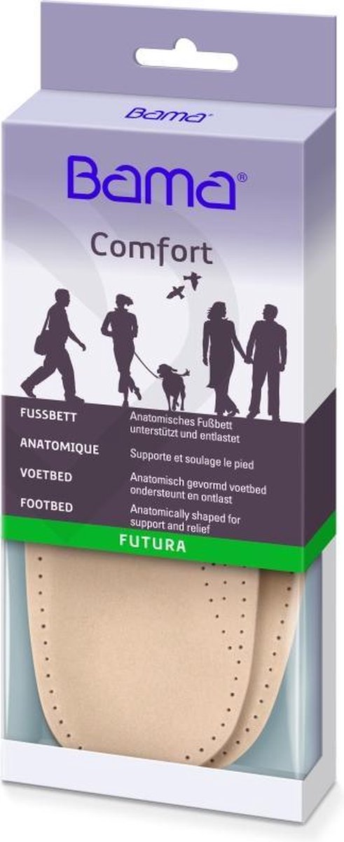 1 paar inlegzolen Bama Ergonomie Comfort - anatomisch voetbed inlegzool Futura maat 36