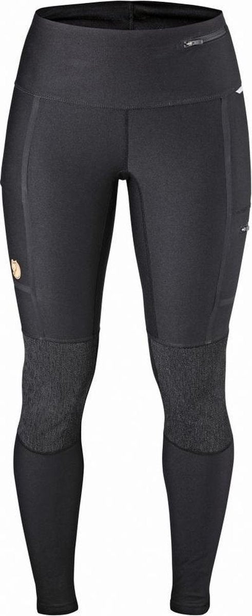 Fjallraven outdoor tight - Abisko - dames - zwart - Maat XS