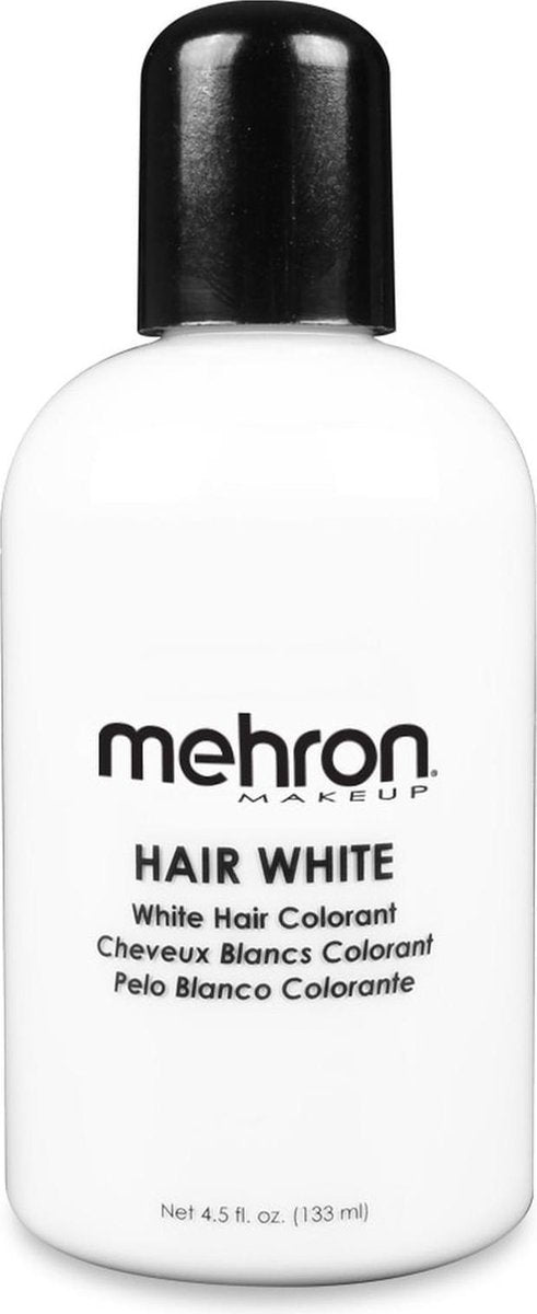Mehron Hair White om haar tijdelijk wit te maken (TOP VOOR SINTERKLAAS OF KERSTMAN) - 130 ml