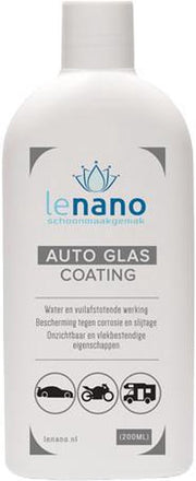 Lenano Auto (ceramic) coating (200ml) – Nano coating auto – Auto lak bescherming -  Auto schoonmaak - Water- en vuilafstotend – Transparant – Velgen reiniging