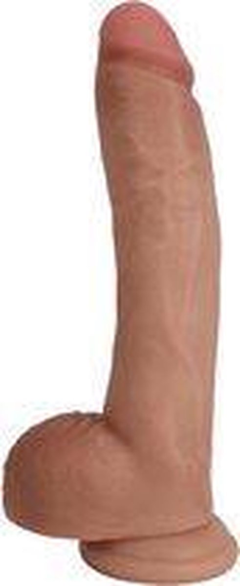 Realistische Dildo Met Balzak - 25 cm