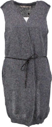 Garcia washed indigo lang vest met gekleurd garen Maat - M